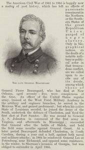 The Late General Beauregard by English School