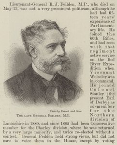 The late General Feilden, MP by English School