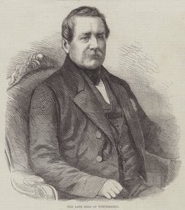 The late King of Wirtemberg by English School