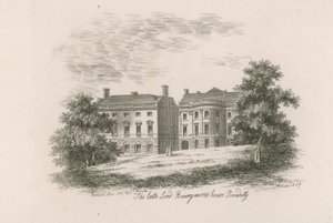The late Lord Barrymores house, Piccadilly, London by English School