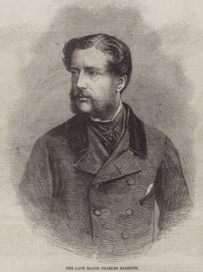 The late Major Charles Nasmyth by English School