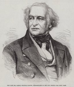 The late Mr Daniel Whittle Harvey, Commissioner of the City Police by English School