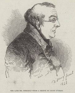 The late Mr Disraeli by English School