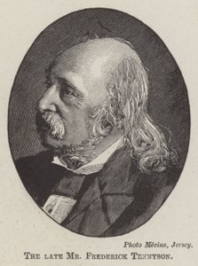 The late Mr Frederick Tennyson by English School