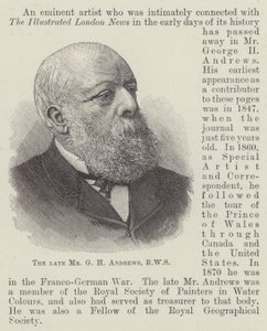 The late Mr G H Andrews, RWS by English School