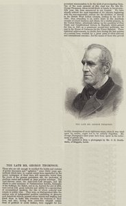 The late Mr George Thompson by English School