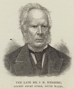 The late Mr J M Herbert, County Court Judge, South Wales