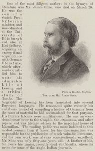 The late Mr James Sime by English School