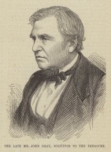 The Late Mr John Gray, Solicitor to the Treasury by English School