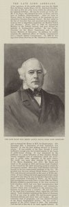 The late Right Honourable Henry Austin Bruce, First Lord Aberdare by English School