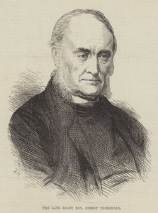 The late Right Reverend Bishop Thirlwall by English School