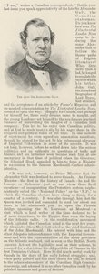 The Late Sir Alexander Galt by English School