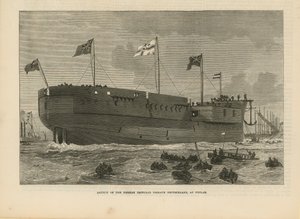 The Launch of the German Ironclad Frigate Deutschland