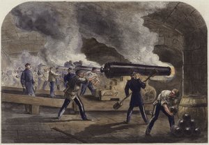 The main battery at Fort Sumter