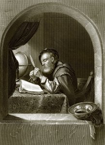 The man of letters by English School