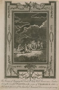 The Manner of Burying the Dead Bodies at Holy-well Mount by English School