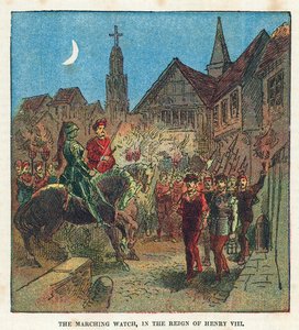 The Marching Watch in the Reign of King Henry VIII by English School