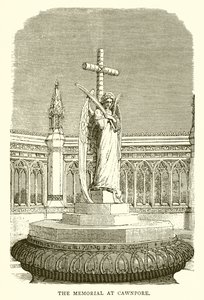 The Memorial at Cawnpore by English School