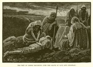 The Men of Jabesh Mourning Over the Grave of Saul and Jonathan