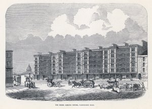 The Model Lodging Houses, Farringdon Road, London by English School