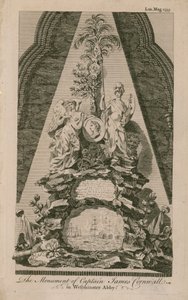 The Monument of Captain James Cornwall by English School