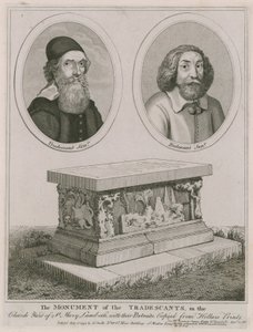 The Monument of the Tradescants in the Church Yard of St. Mary, Lambeth by English School