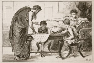The Mother of the Gracchi by English School