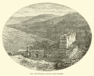 The Mountains Round Jerusalem by English School