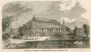 The music hall to be erected in the Surrey Zoological Gardens by English School