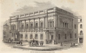 The New Conservative Club House, St Jamess Street, London by English School