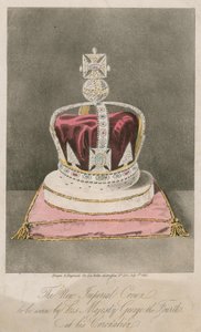The New Imperial Crown to Be Worn by His Majesty George IV at His Coronation by English School