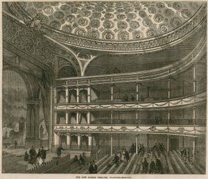 The new Surrey Theatre, Blackfriars Road, London by English School