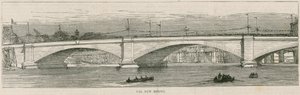 The new bridge over the River Thames at Putney
