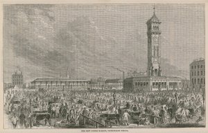 The new cattle market, Copenhagen Fields, London
