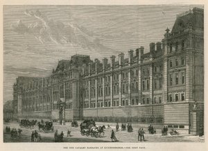 The new cavalry barracks at Knightsbridge