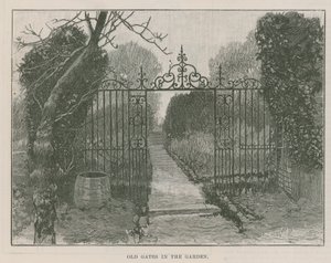 The new public park at Highgate: old gates in the garden by English School