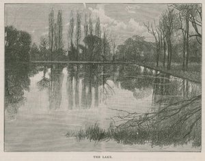 The new public park at Highgate: the lake by English School