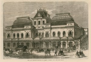 The new railway station at Liverpool Street, City, London by English School