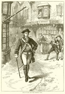 The officer and the Barber