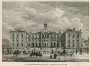 The officers quarters at the new cavalry barracks at Knightsbridge by English School