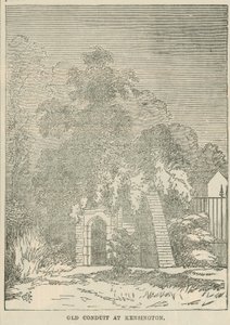 The Old Conduit at Kensington by English School