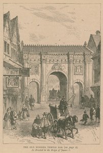 The Old Wooden Temple Bar by English School