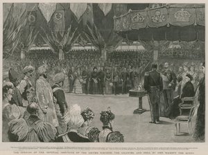 The opening of the Imperial Institute by Her Majesty the Queen by English School