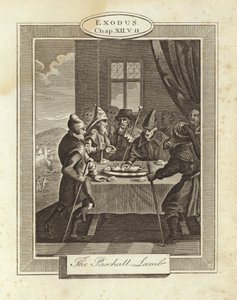 The paschal lamb by English School