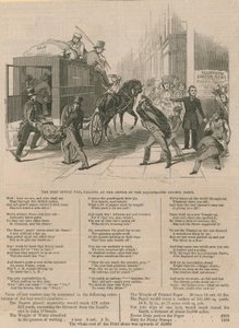 The Post Office at the Office of the Illustrated London News by English School