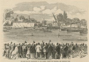 The Race for the Championship of the Thames by English School