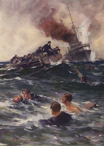 The Rescue of the Hogue Survivors by English School