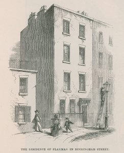 The Residence of John Flaxman in Buckingham Street by English School
