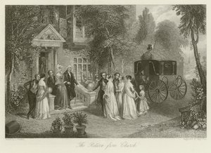 The Return from Church by English School