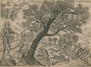 The Royal Oak of Britain by English School